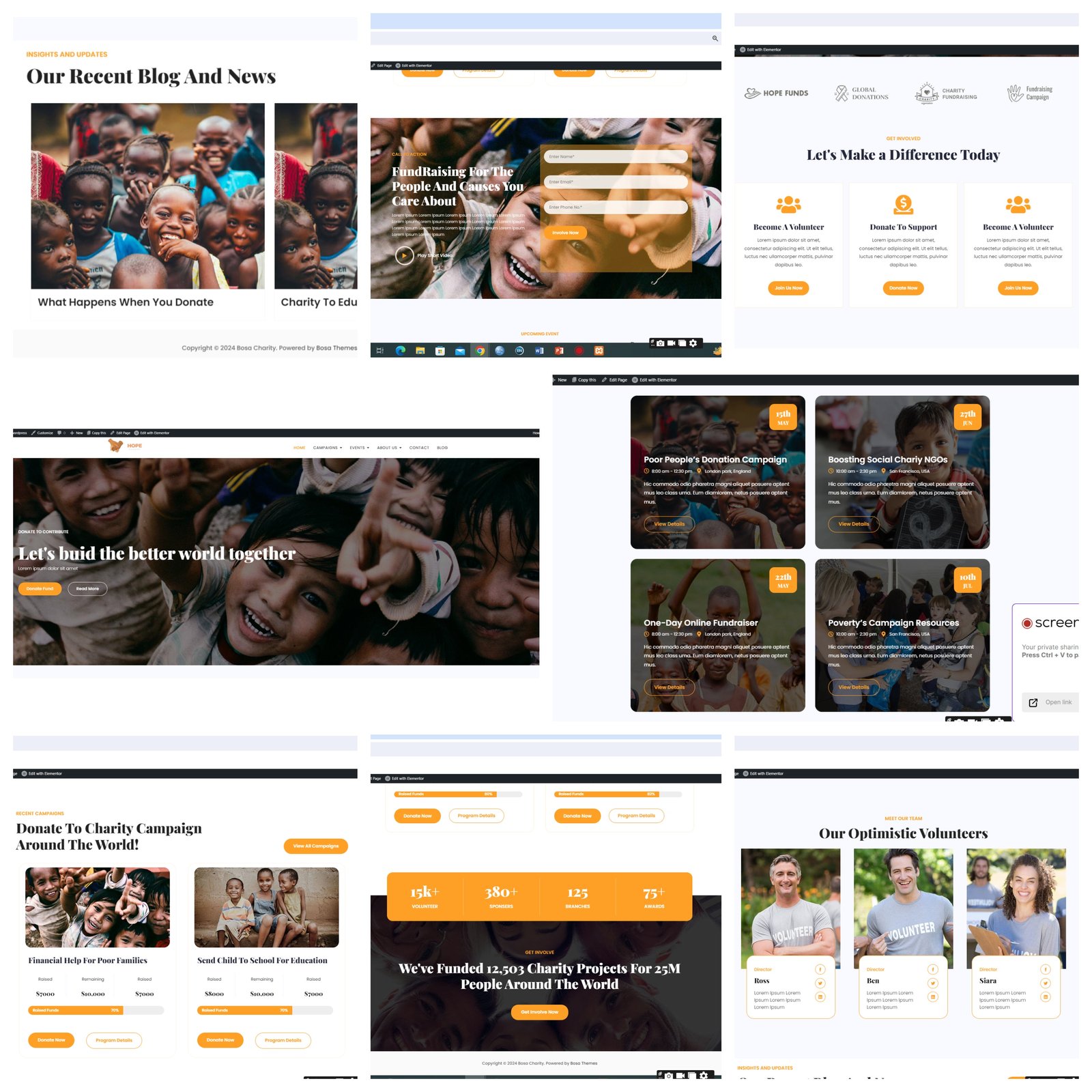 Charity Website - Non-Profit Organization Platform